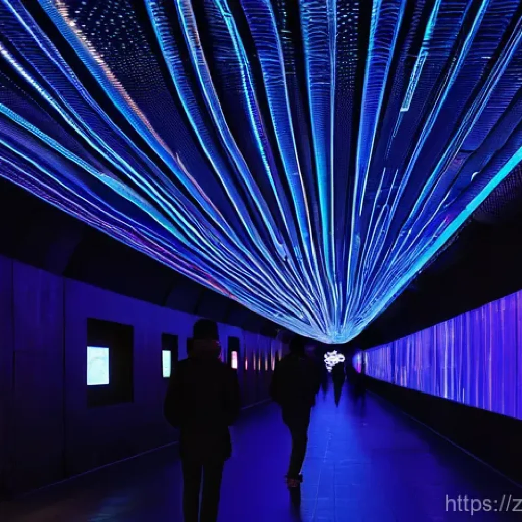 서울 지하철 예술 프로젝트 - **Prompt 1: "Hongje Yuyeon: Abandoned Tunnel Transformed into a Futuristic Light Art Gallery"**
    ...