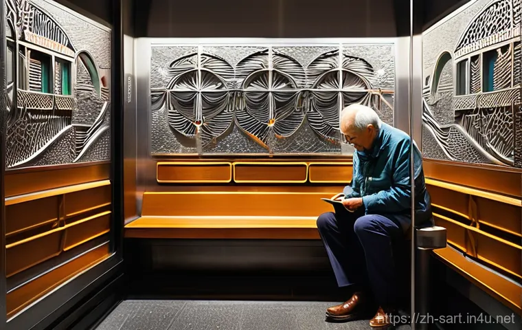 지하철 아트의 혁신적인 접근법 - **Futuristic Digital Immersion in Subway:** A futuristic and sleek subway station platform, bathed i...