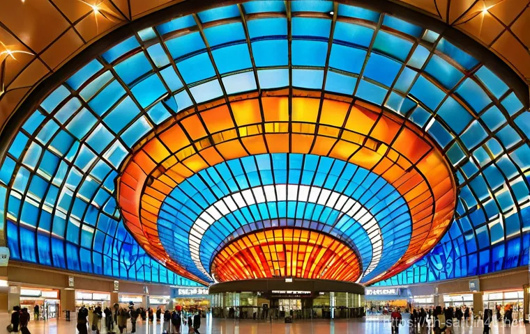 지하철 아트와 동시대 미술 - **Naples Toledo Station: Submerged Starry Sky Experience**
    An immersive and futuristic art insta...